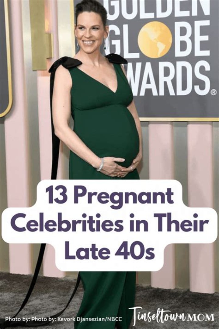 10 Celebrities Who Were Pregnant Well Into Their 40s
